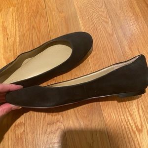 Ann Taylor Suede Ballet Flats